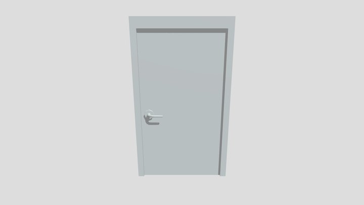 20201126 Door Animation 3D Model