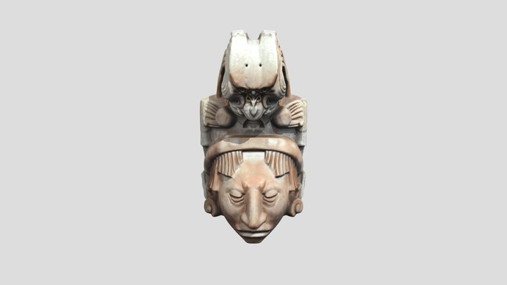 Maya Sculpture Bust 3D Model