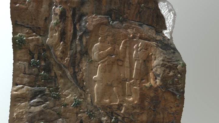 Ivriz Neo-Hittite Rock Relief 3D Model