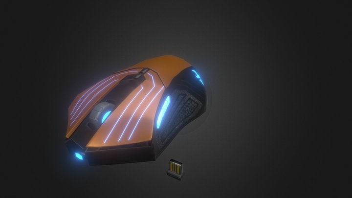 IGame Wireless Gaming Mouse 3D Model