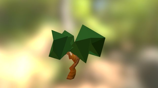 Low-poly Tree 3ds 3D Model