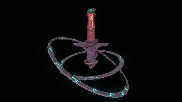 Ember Sword Observatory 3D Model