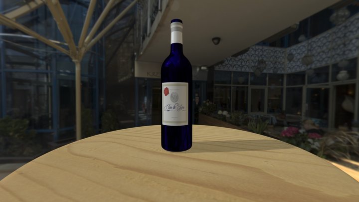 botella 3D Model