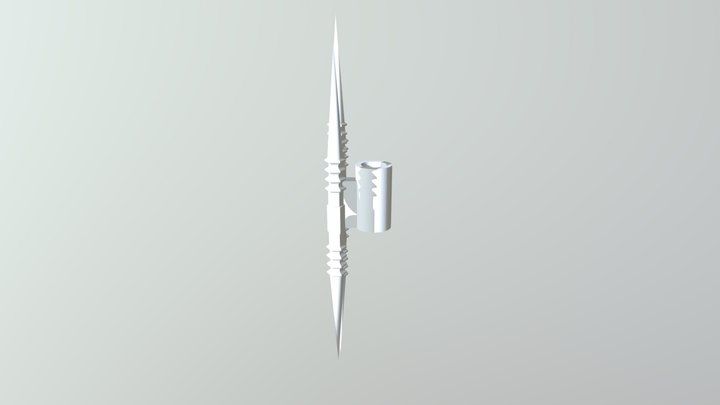 Weird Shield Spiky Thing 3D Model