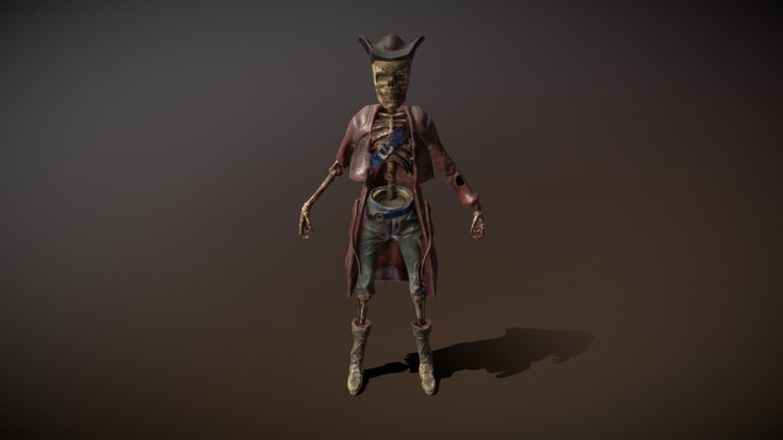 Pirate Sculpt 3D Model