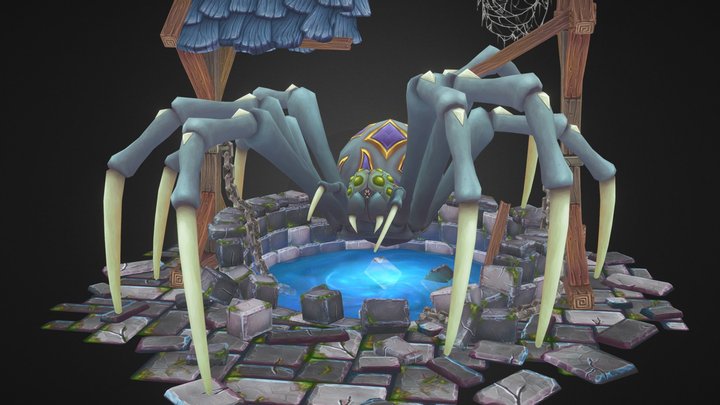 The Well Spider's Portal 3D Model