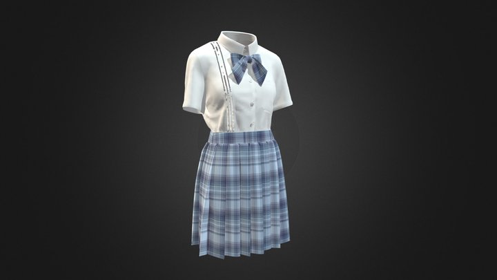 Jk School Uniform 3D Model
