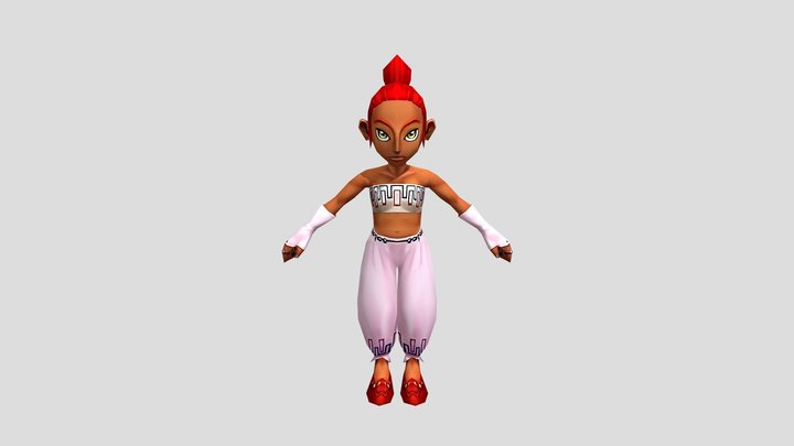 Nabooru - Ocarina of Time 3D (Child form) 3D Model
