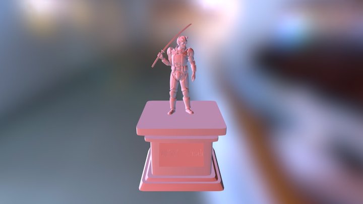 Woyosensei Statue 3D Model
