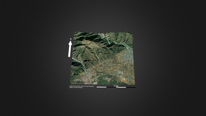 青龙峡 – Modello 3D gratuito STL