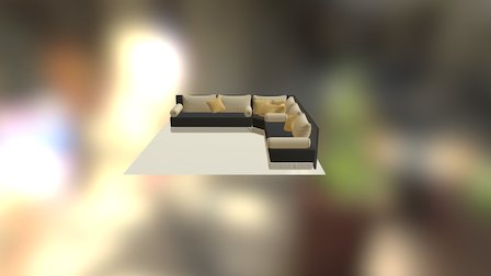 salon modern 3D Model