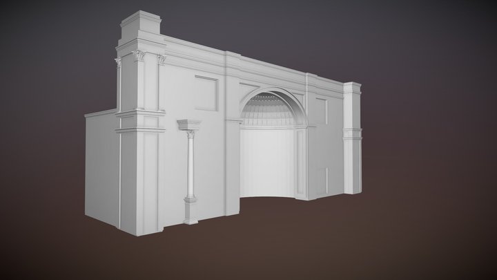 Nymphaeum of Villa Dei Quintili Model 1 3D Model
