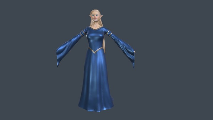 Character Model - Delilah 3D Model