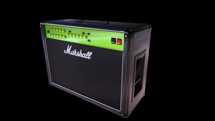 Amplifier Marshall JVM210C 3D Model