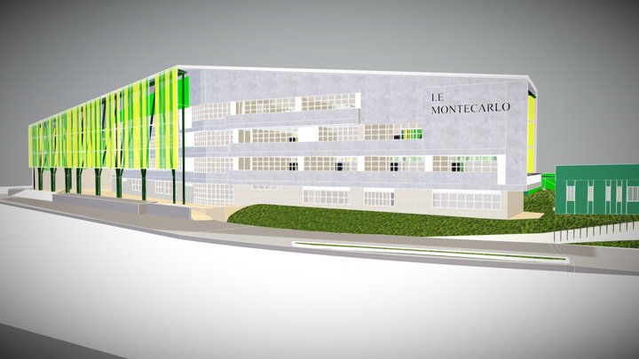 Centralidad Educativa Montecarlo 3D Model
