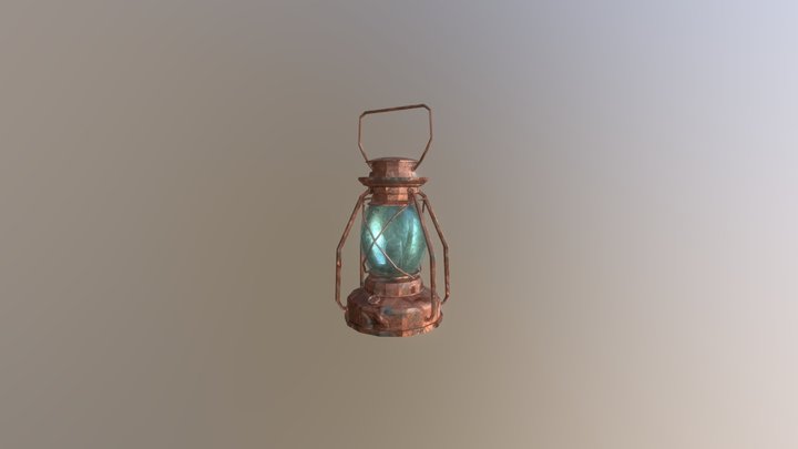 Scuffed lantern 3D Model