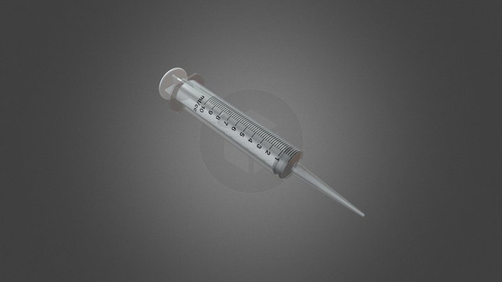 Syringe 10cc PACK 3D Model