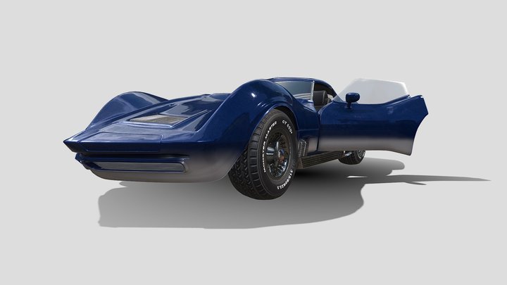 The Ultimate 90's Car Collection Classic 01 3D Model