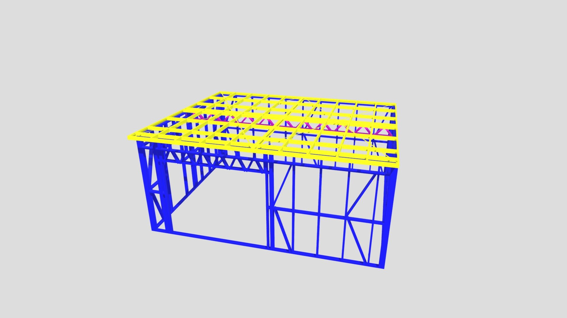 6x5 Shed frame - 3D model by ArmstrongSteelFraming [3eba99a] - Sketchfab