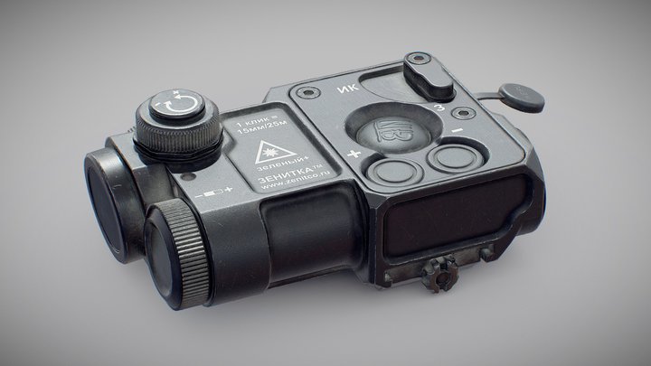 Zenitco / Зенит Perst 4 Laser Sight Attachment 3D Model