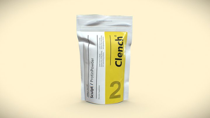Powder Package 3D Model