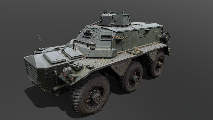 Alvis Saracen 3D Model
