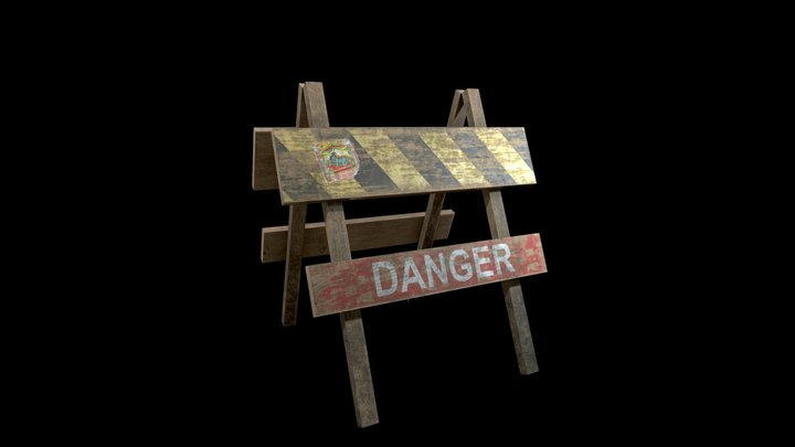 Old Fence 3D Model