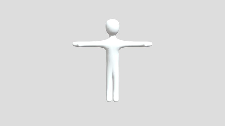 Low-Poly Man 2 version 3D Model