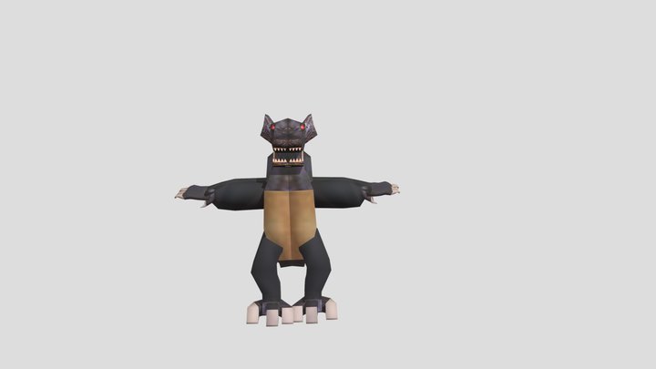 PS1 Gorgo/Ogra 3D Model