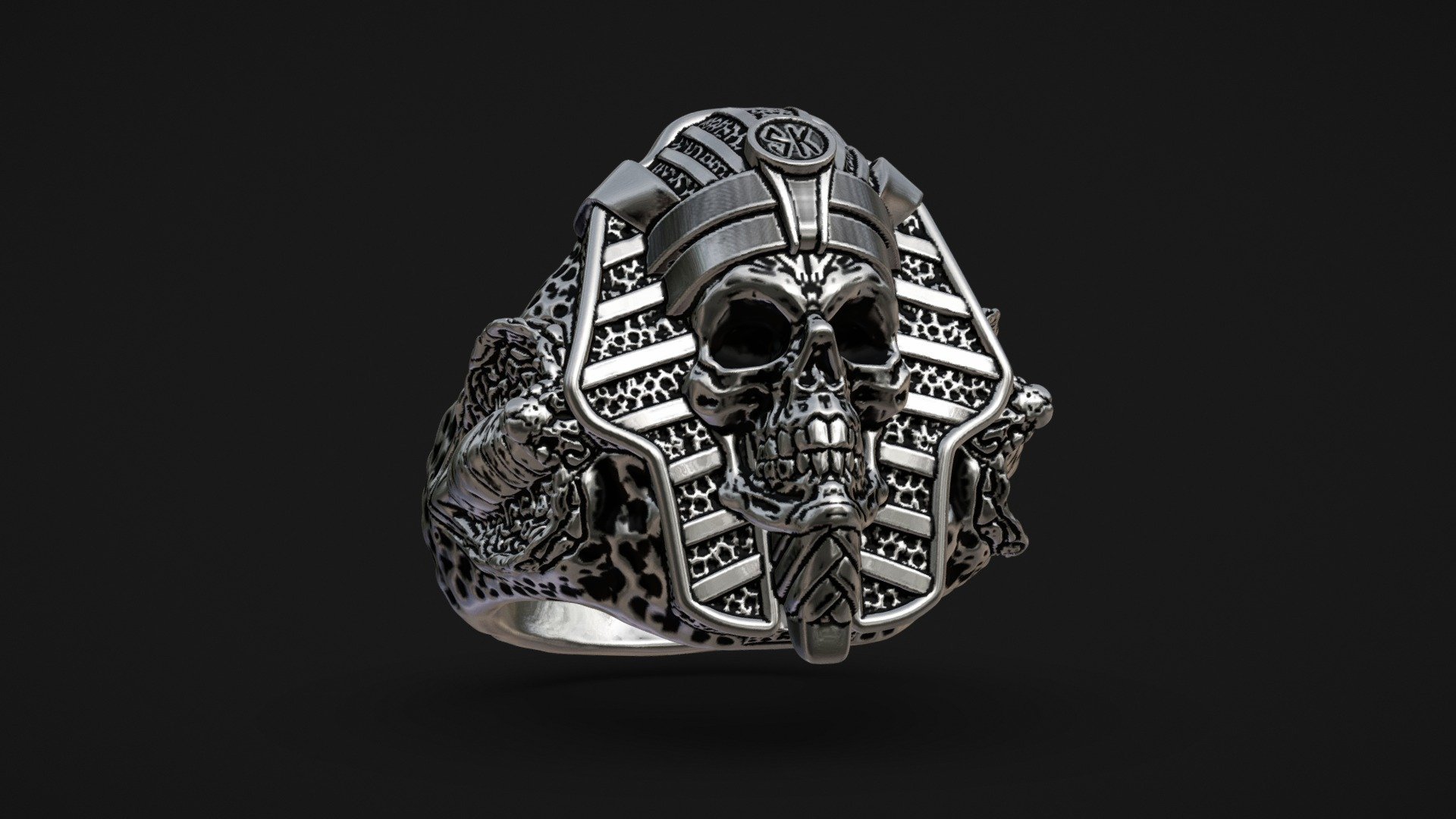Faraó (Prata) - 3D model by Skive Jewelry (@SKIVE) [3ebd450] - Sketchfab