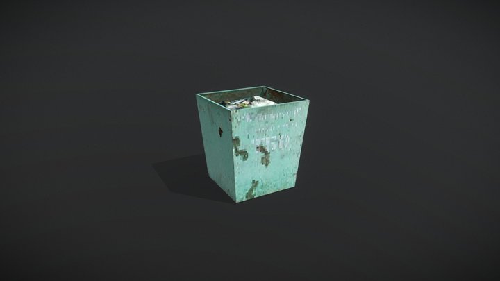 Garbage Container 3D Model