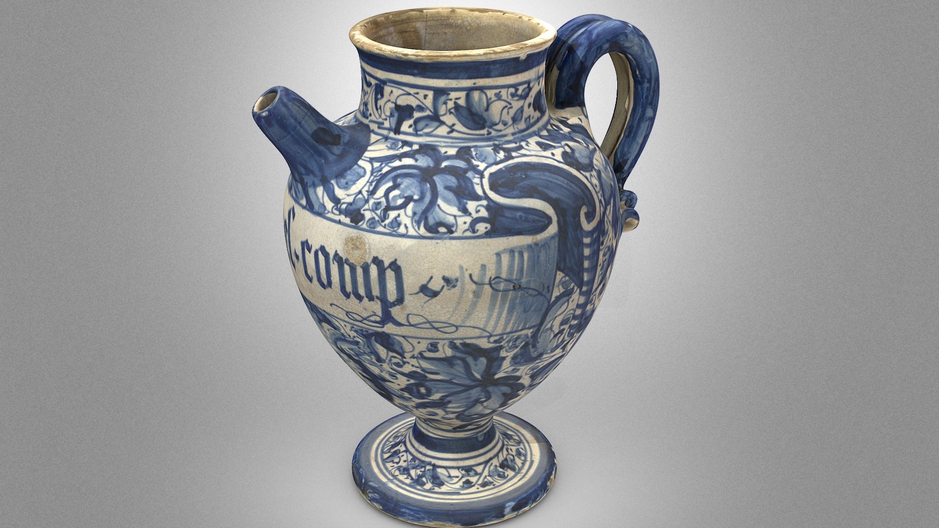 Apothecary vessel for oxymel compositum