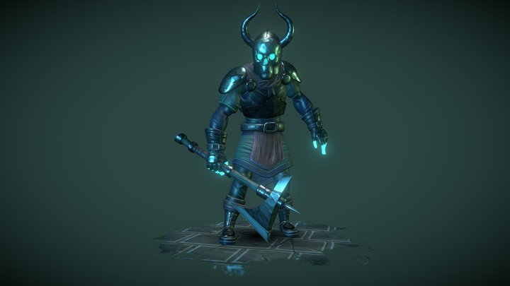 Stylized  Wraith Knight / Death Warrior 3D Model