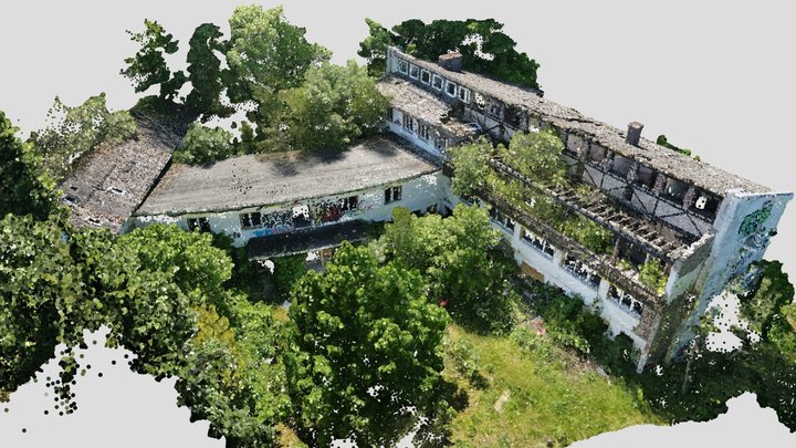 Lost Place | Abandoned School Camp | Ruin 3D Model