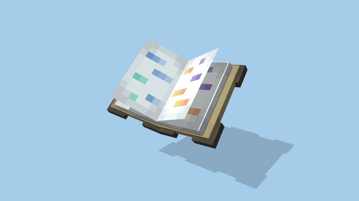 ElementMagicBook 3D Model