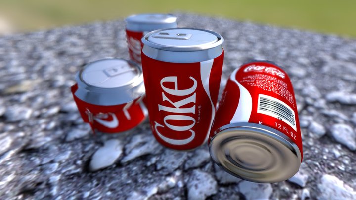 Soda Cans 3D Model