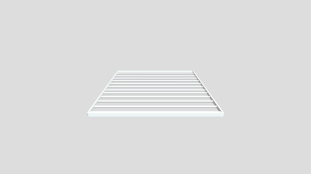 freezer shelf in the refrigerator