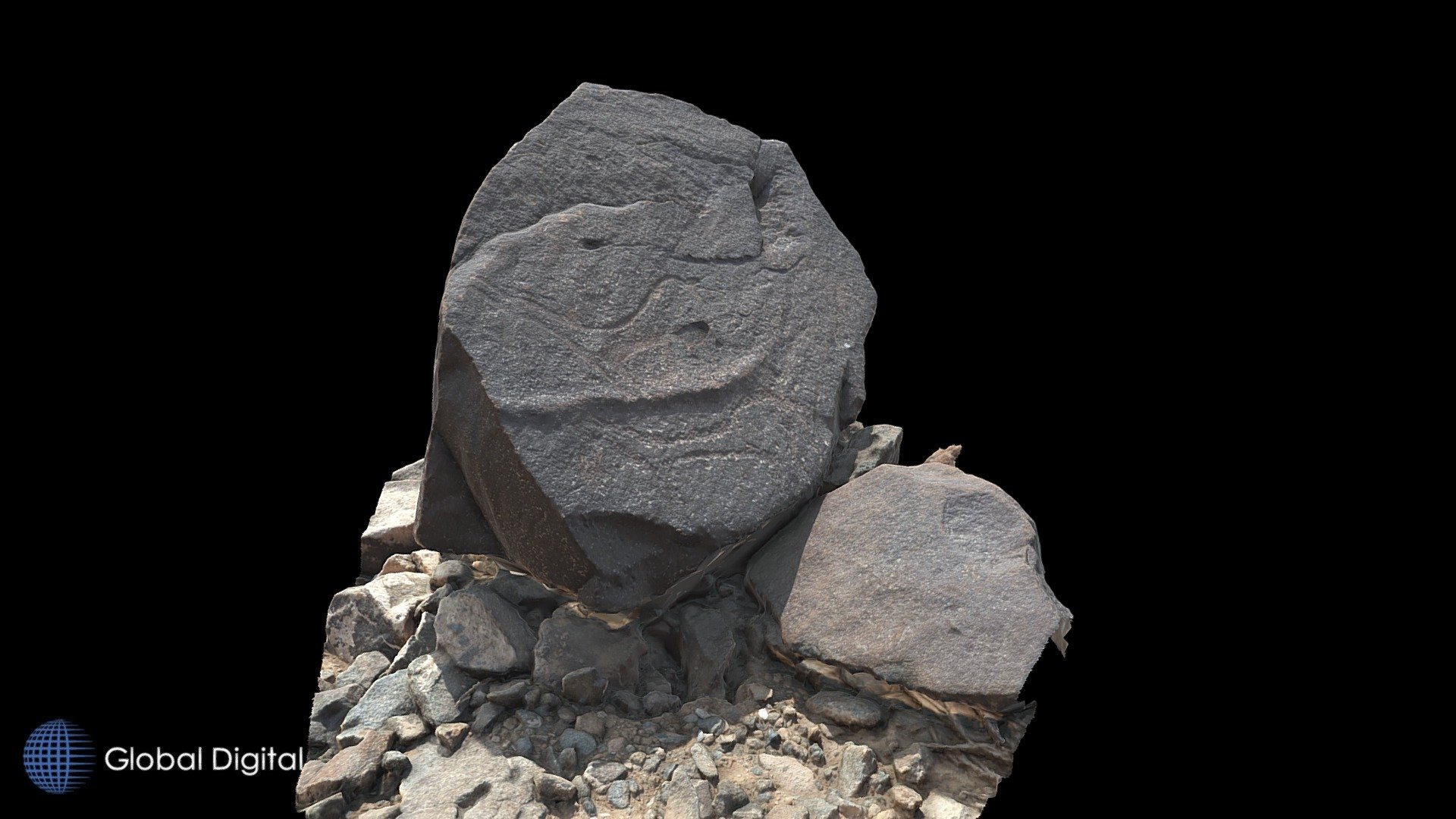 Petroglyph N2 Khatm Al Melaha, Kalba, Sharjah