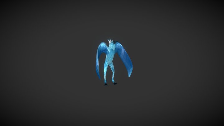 Ice Bird 3D Model