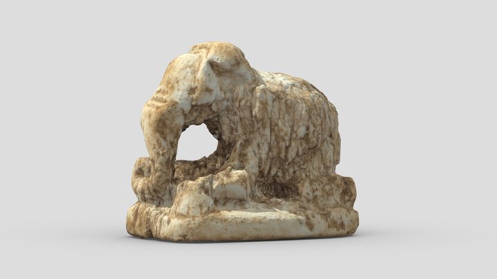 ダルヴェルジン・テペ DT−5出土象牙製駒（R-15） 3D Model