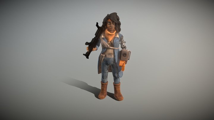 Commander Abigail Torres 3D Model