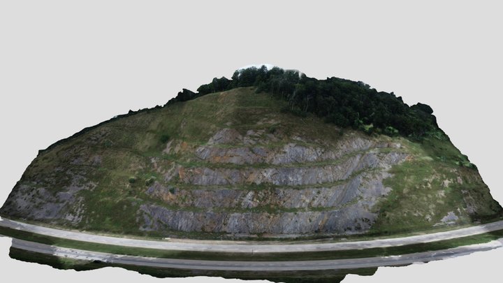 Helderberg Formation - Patterson Creek Mtn 3D Model