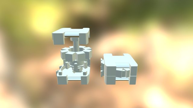 Struttura Rotore 3D Model