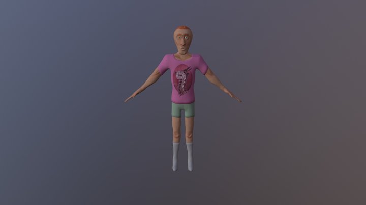 Personagem - Maria Isabella R C B Ferreira 3D Model