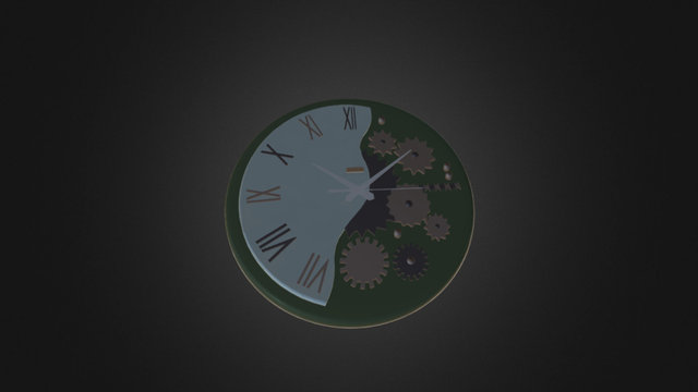 Wall Clock 3D Model