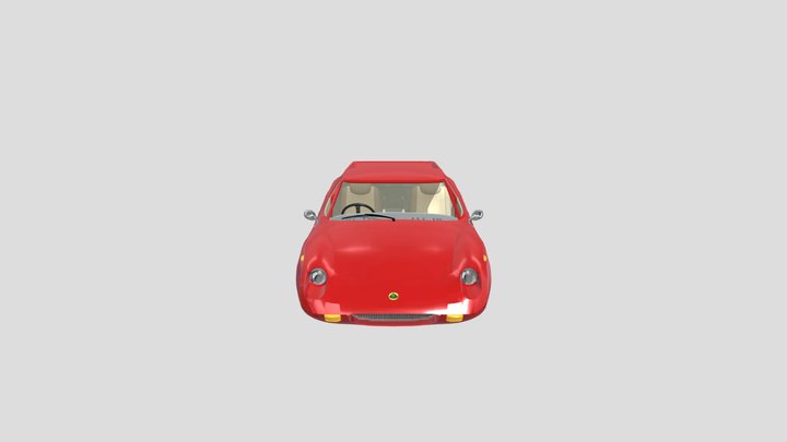 Lotus Europa - 3D model 3D Model