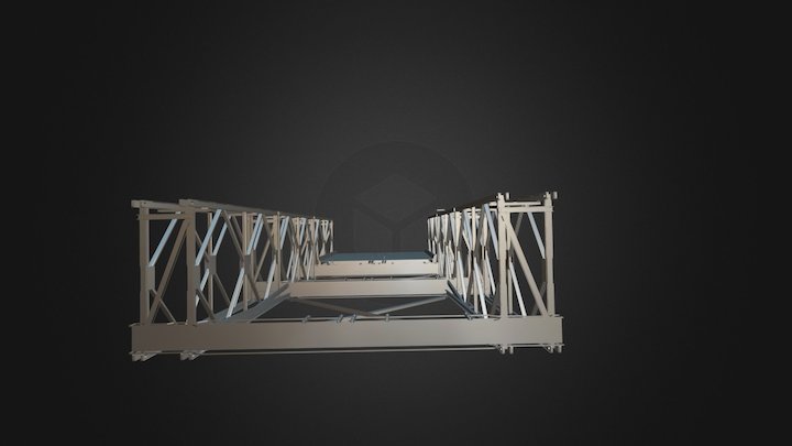 Acrow Bridge 3D Model