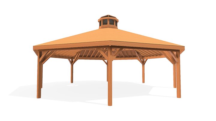 Custom Pavilion - Size: 46 ft 4 1/4 in