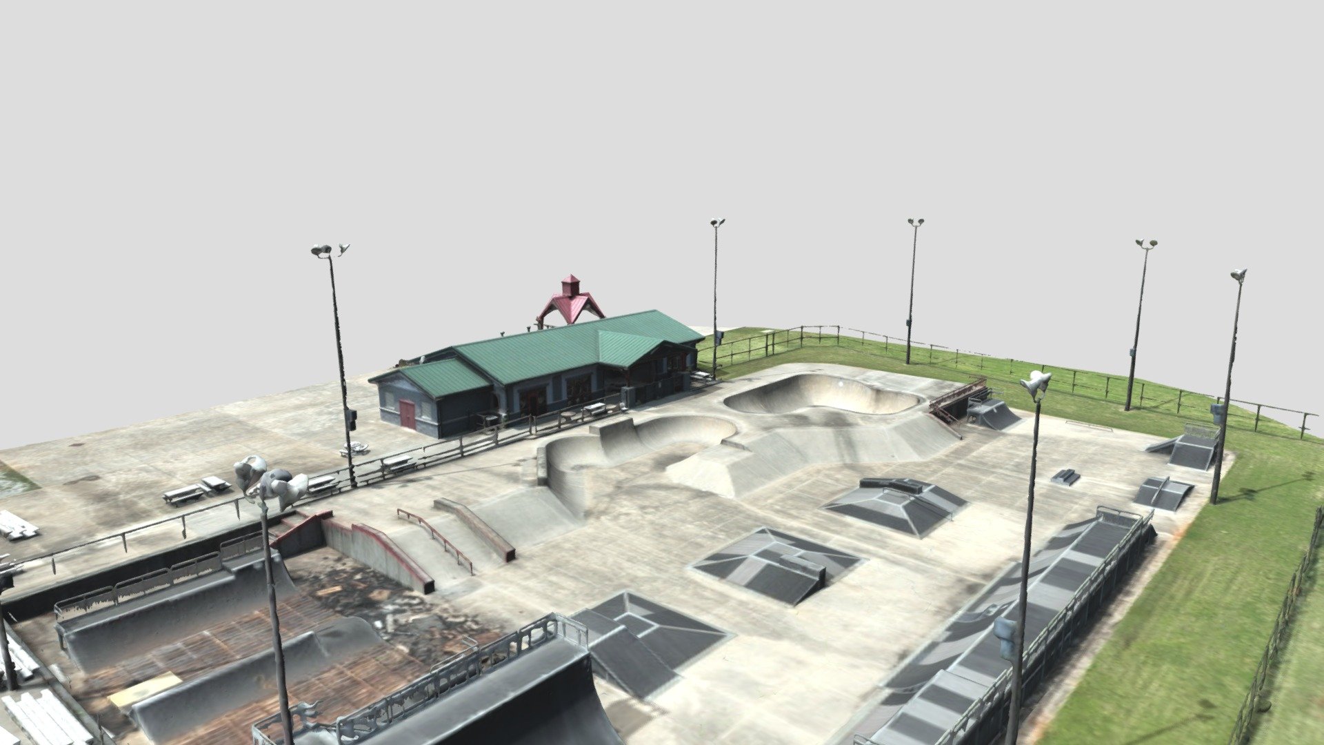 insanity_skate_park - 3D model by blake.1111 [3ec3907] - Sketchfab