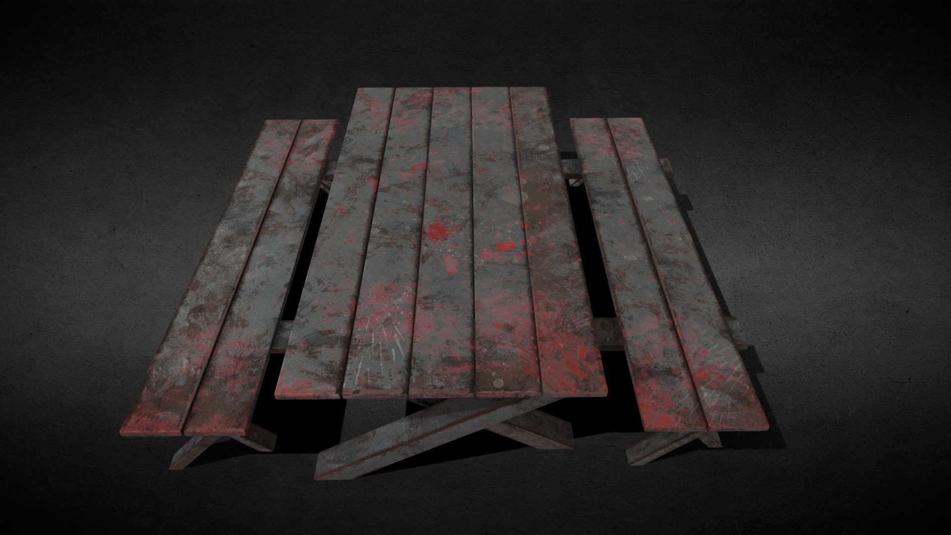Mesa de metal /  metal table